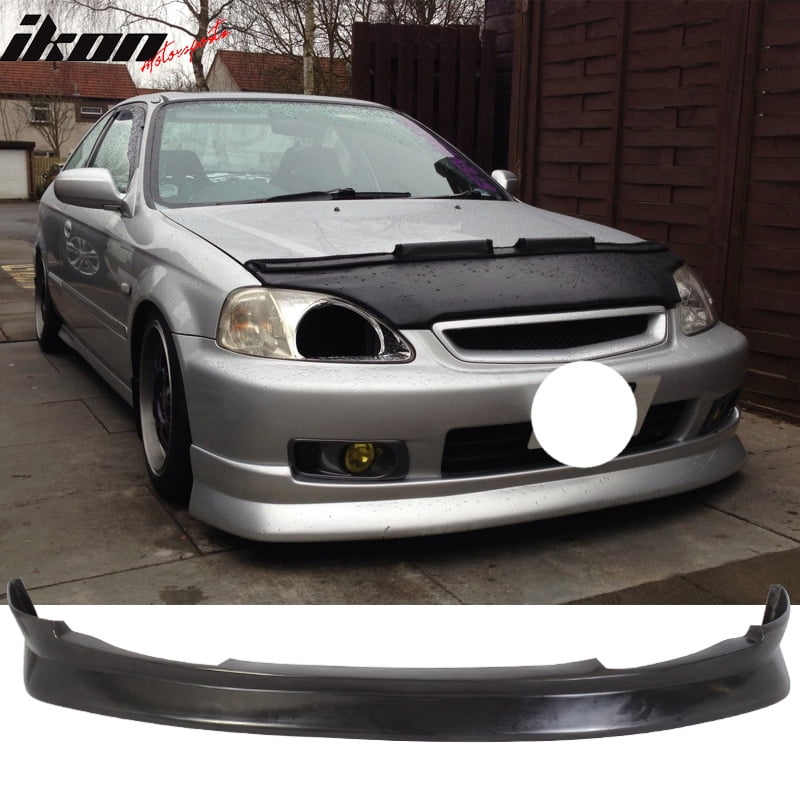 For 99-00 Honda Civic 2DR EK Coupe MU MUGN JDM Front Bumper Chin Lip Urethane For 99-00 Honda Civic 2DR EK Coupe MU MUGN JDM Front Bumper Chin Lip Urethane