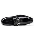 thumbnail image 3 of CMR CHAMARIPA Height Increasing Shoes For Men - Hidden Heel Loafer Shoes - Black Patent Leather Men Taller Shoes 9 CM / 3.54Inches, 3 of 5