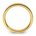thumbnail image 2 of 925 Sterling Silver Gold Stackable Ring Smooth, 2 of 9