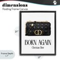 thumbnail image 4 of Stupell Industries Contemporary Born Again Christian Bag Black Floating Frame Canvas Art, 17 x 21, by Ziwei Li, 4 of 8