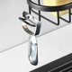 thumbnail image 3 of Stainless Steel Shower Shelf Without Drilling, Black Stainless Steel Telescopic Bathroom Shelf, 3 of 5