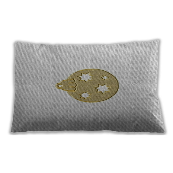 Ahgly Company Outdoor Rectangular Patterned Lumbar Throw Pillow, 13 inch by 19 inch