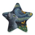 thumbnail image 2 of Star Shaped Energy Saving Night Light Living Room Night Light, Bedroom Night Light, Corridor Night Light, Study Night Light Beautiful Starry Sky Cat, 2 of 6