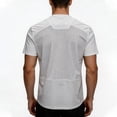 thumbnail image 7 of Tawop Shirts for Men Short Sleeve Mesh Back Summer Mens T Shirts Breathable Athletic Casual Shirts,White,4XL, 7 of 7