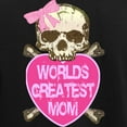 thumbnail image 3 of CafePress - World's Greatest MOM Goth Sku Women's Dark Pajamas - Women's Short Sleeve Print T-Shirt and Pants Dark Cotton Pajama Set, 3 of 7
