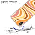 thumbnail image 3 of Orange Swirl Case Compatible with iPhone Xs - iPhone X,Unique Art Design TPU Bumper Cover Case, 3 of 5