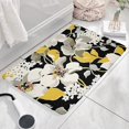 thumbnail image 3 of Pioneer Flower Floral Print Flannel Non Slip Door Rugs,Washable Door Mats Indoor,Decorative Door Mats,Dirt-Resistant and Absorbent Doormat for Entrance,Bedroom,Kitchen,Bathroom,31.5"x17", 3 of 4