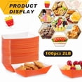 thumbnail image 3 of Bandejas desechables para nachos Yinkin de 2 libras, 100 unidades, Kraft, 3 of 7