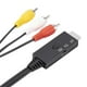 thumbnail image 5 of Cable adaptador HDMI compatible a RCA AV Cable convertidor de 1 m para cámara DVD TV LCD, 5 of 6