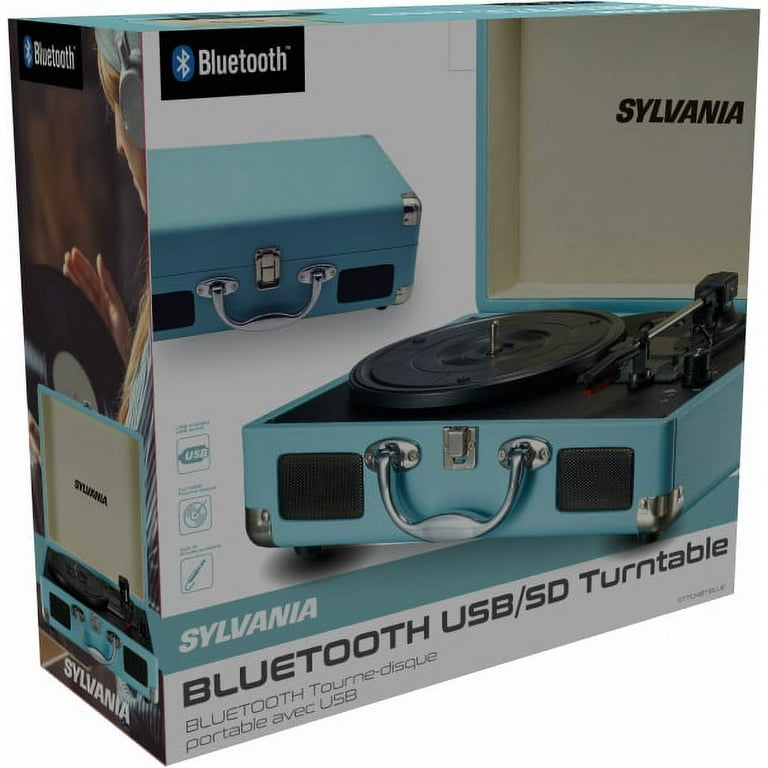 *AS IS* Sylvania MST-3736 Turntable Record AM/FM 8-Track