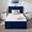 Blue, variant on OLINOA Queen Hybrid Mattress Memory Foam Mattress Bed with Headboard, Medium Firm Bed in a Box, No Assembly Required & No Bed Frame Needed for Bedrooms, Apartment, Blue