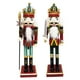 thumbnail image 1 of soldado cascanueces,Lote de Cascanueces de 12 pulgadas,adornos grandes de Alemania,cascanueces navidad decoraciones cifras decoración,Cascanueces de madera tradicional King Soldier de 30, 1 of 9