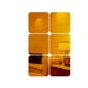 thumbnail image 2 of 6 piezas de autoadhesivas para de pared de espejo cuadrado, 14 cm egir 3 19x19cm Dorado Gloria Espejo autoadhesivo, 2 of 9