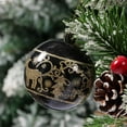 thumbnail image 6 of LINLIN Christmas Baubles,Black Gold 34 PCS Christmas Tree Decorations Xmas Balls Plastic Hanging Ornaments Xmas Baubles Ornament,6cm Small baubles Glitter Pendant Set for Xmas,Wedding,Party, 6 of 7