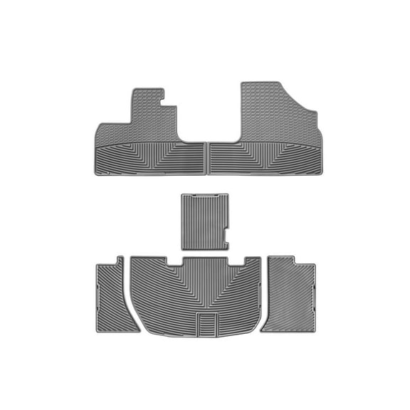 WeatherTech All-Weather Floor Mats compatible with 2005-2010 Honda Odyssey - 1st & 2nd Row, Grey