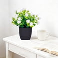 thumbnail image 4 of Artificial Pottery Home Desktop Simulation Green Plant Plastic Small Bonsai Ornament, 4 of 6