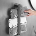 thumbnail image 4 of Punch-Free Stainless Steel Towel Rack Self-Adhesive Towel Rack, 4 of 7