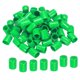 thumbnail image 1 of 50uds 15mm Goma Extremo Tapas Cubierta PVC Vinilo Tornillo Rosca Protector Redondo Cable Estante Tapas para Tornillo Perno Tubería Valla Poste, Verde, 1 of 5