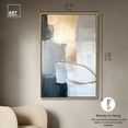 thumbnail image 5 of Illuminated Gold Edges Canvas Gemstone Abstract Art by Art Remedy, Gold Frame, 36" x 54", 5 of 7