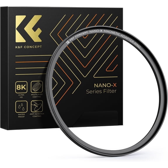 K&F CONCEPT 77mm Empty Magnetic Base Filter Ring (Works ONLY on K&F CONCEPT Magnetic Quick Swap System)