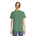 thumbnail image 3 of PositiviTees Women's Fall Graphic T-Shirt, Seasonal Short Sleeve Tee Thankful Trio, Sizes S-3XL, 3 of 5