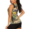 thumbnail image 3 of Lsque Pikmin Printed Workout Tank Tops for Women, Athletic Sports Tank Tops, Compression Sleeveless Dry Fit Shirts,Sleeveless Yoga Shirt-Small, 3 of 9