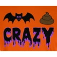 thumbnail image 4 of Old Glory Juniors Halloween Bat Poop Crazy Short Sleeve T Shirt, 4 of 6