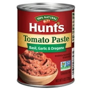 Hunt's Tomato Paste, Basil, Garlic & Oregano, 6 oz Can