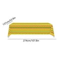 thumbnail image 3 of Mantel de carnaval de 108 x 54 pulgadas, rectangular, de plástico multicolor, para mesa de fiesta, impermeable, resistente a las manchas, duradero, para decoración de mesa de comedor, cumpleaños,, 3 of 6