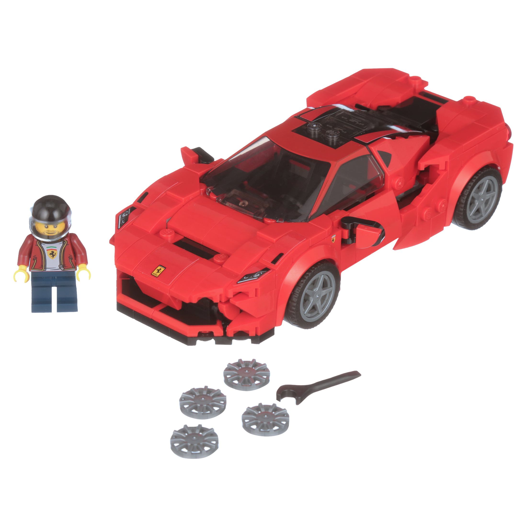 LEGO Speed Champions 76895 Ferrari F8 Tributo Racing Model Car, Vehicle Building Car (275 pieces) - image 9 of 12