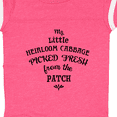 thumbnail image 4 of Inktastic My Little Heirloom Cabbage Picked Fresh from the Patch Boys or Girls Baby Bodysuit, 4 of 5