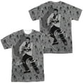 thumbnail image 1 of Elvis Presley Rockin All Over (Front/Back Print) Sublimated Crew T-Shirt White, 1 of 4
