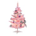 thumbnail image 2 of EGNMCR 23"Mini Christmas Tree Christmas Pink Tree Artificial Christmas Tree Small Christmas Tree Holiday Tabletop Christmas Tree Holiday Decoration for Home, Office, Party, 2 of 6
