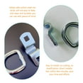 thumbnail image 5 of Set of 2 Cars Tow Hook for Automotive Trailer Ring Tow Hook Automobile Tow Hook Rear Bumper Tow Hook Towing Ring, 5 of 6