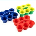 thumbnail image 4 of pitrice 6x Home Office Classroom Portable Organizer Stackable Plastic Cup Holder Basket With Handle Plastic Drink Cup Holder type+2, 4 of 6