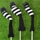 thumbnail image 2 of Greeniant 3PCS Golf Club Head Covers Clubs Sports Lightweight Headcovers Outdoor Sporting Goods Washable Thick Women Golf En blanco y negro Greeniant OD015544-02, 2 of 6
