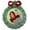 Green, variant on Snapins Green Christmas Wreath Photo Ornament - Pack of 50