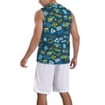 thumbnail image 2 of Pofeuu Modern Excavator Print Basketball Jersey, Shirts for Men Youth Basketball Jersey Crew Neck-XX-Large, 2 of 6