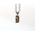 thumbnail image 4 of Natural Watermelon Bi-colored Tourmaline Sterling Silver Necklace NT105, 4 of 8