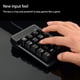 thumbnail image 2 of Cateissary Teclado numérico con cable, 19 teclas, Mini teclados mecánicos, teclado Digital de 2,4G, teclado numérico portátil recargable para ordenador Juegos de teclado y mouse para computadora, 2 of 6