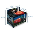 thumbnail image 5 of Disney Pixar Cars Deluxe Wood Toy Box by Delta Children, Greenguard Gold Certified, 5 of 7