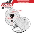 thumbnail image 3 of Boxing Pads RDX Focus Mitts de piel convexa para entrenamiento de artes marciales mixtas, 3 of 9