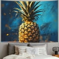 thumbnail image 2 of Leisuo Flickering Pineapple Tapestry Wall Hanging for Living Room Decoration Wall Tapestry Wall Decoration Tapestries for Bedroom Aesthetic Wall Decor Tapestries for Dorm Room background Painting, 2 of 6