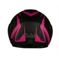 thumbnail image 3 of SB-33 Eve Sublime Mat Black & Pink With Open Face Smoke Visor M Size 580mm, 3 of 5