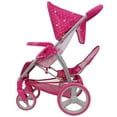 thumbnail image 2 of 509: Garden Twin Doll Stroller - Kids Pretend Play, Front Swivel Wheels, Perfect Stroller For Twin or Siblings Dolls, Ages 3+, 2 of 5