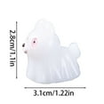 thumbnail image 2 of Halloween Decorations Glow In The Dark Dog Figurine Resin Desktop Ornament Pet Puppy For Home Party Decoration, 2 of 5
