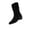 Black, variant on Women's Orthopedic Western Cowboy Boots, Suede Mid Calf Boots, Low Heel Outdoor Country Walking Boots Brown