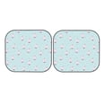 thumbnail image 7 of Xecao Milk Tea for Foldable Car Sun Shades (2-Pack) offer sun protection with an easy-fold design for convenient windshield shading., 7 of 7