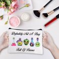 thumbnail image 5 of Makeup Bag Canvas Cosmetic Bag Evil Gift Queen Witchy Gift Multipurpose Pen Case Zipper Toiletry Travel Bag Case Purse Pouches for Women Villain Fans Party Gift 10x7Inch Mixed Color, 5 of 9