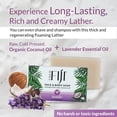 thumbnail image 5 of Coco Fiji Soap Bar for Face and Body Infused With Organic Coconut Oil, Lavender Essential Oil, Natural Soap for Moisturizing & Pore Purifying Skin, 7 oz, Pack Of 2, 5 of 10